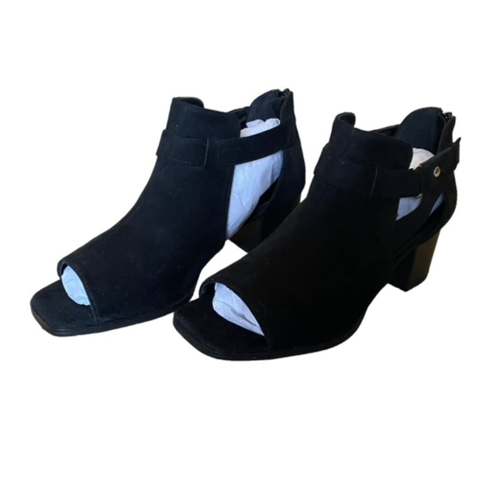 NWOT LAICIGO Peep Toe Booties Size 9 - Picture 2 of 7